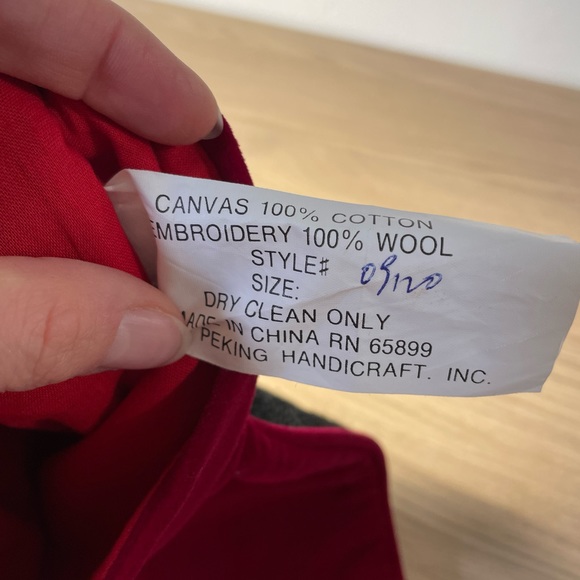 Vtg Imperial Elegance Stocking Old World Santa Claus Wool Needlepoint Christmas - Picture 11 of 11